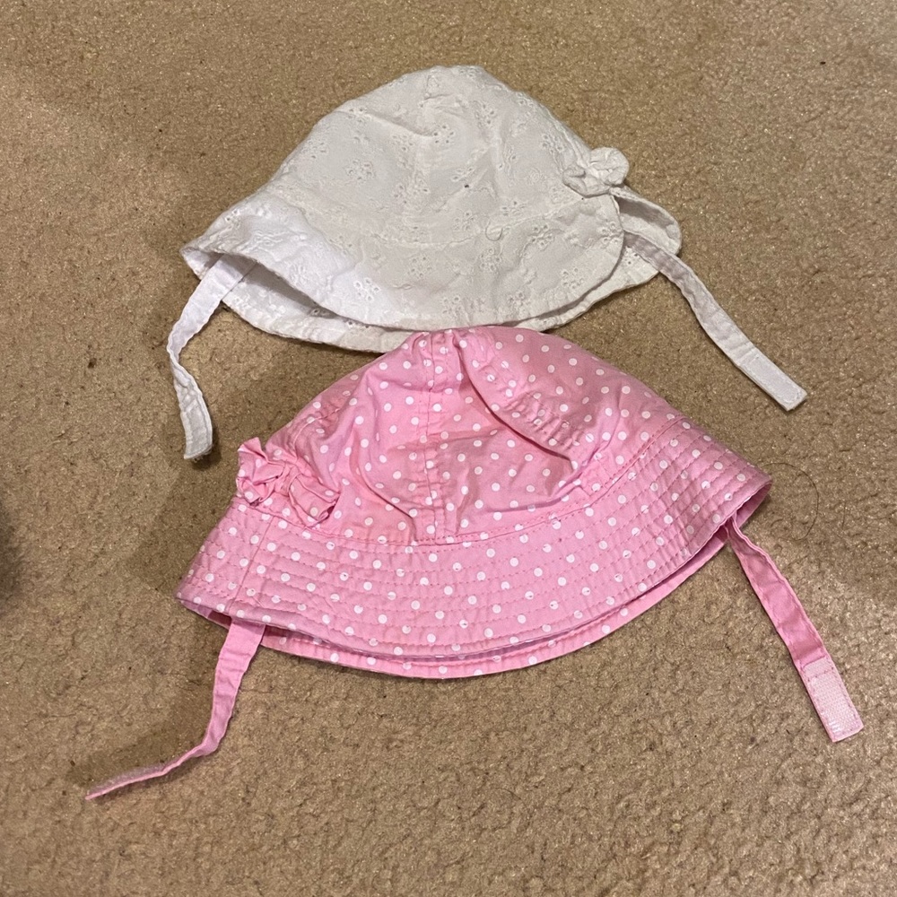 2 baby girl sun hat